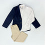 Grandccasion™ Booker Blazer - Nantucket Navy with Tortoise Shell Buttons