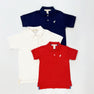 Prim & Proper Polo & Onesie - Nantucket Navy with Worth Avenue White Stork