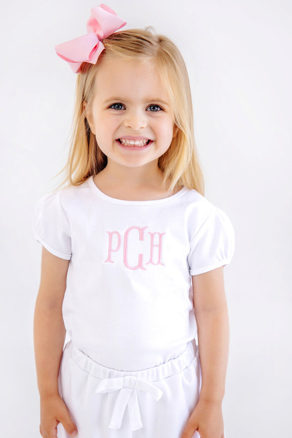 Penny's Play Shirt & Onesie - Worth Avenue White