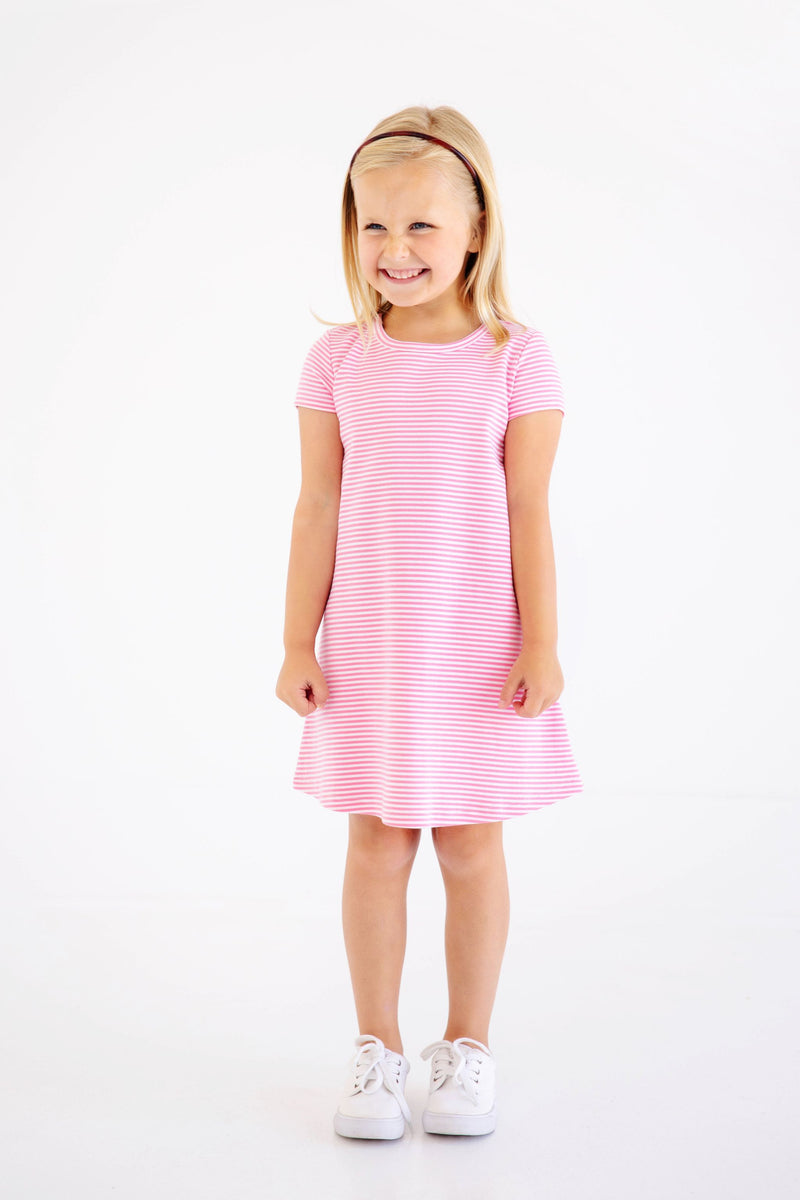 Polly Play Dress - Romany Rose Stripe
