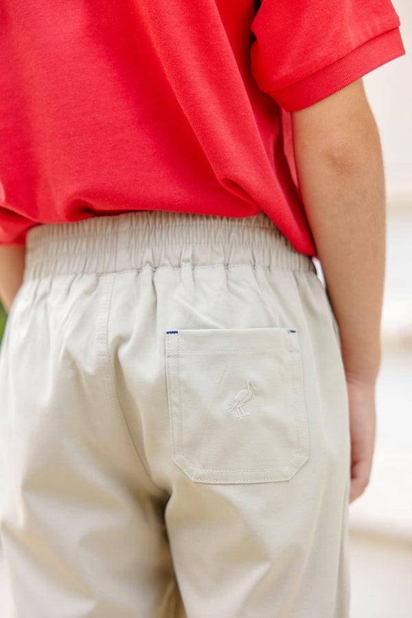 Prepletic™ Sheffield Pants - Keeneland Khaki with Keeneland Khaki Stork