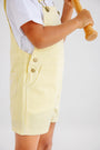 Chapman Choo Choo Overalls - Lake Worth Yellow Stripe with Worth Avenue White Stork