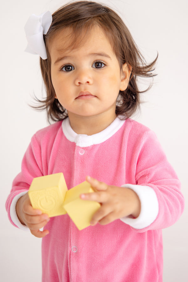 Paxton Playsuit - Romany Rose with Worth Avenue White