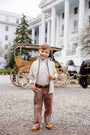 Prep School Pants - Gray Bay Brown with Keeneland Khaki Stork
