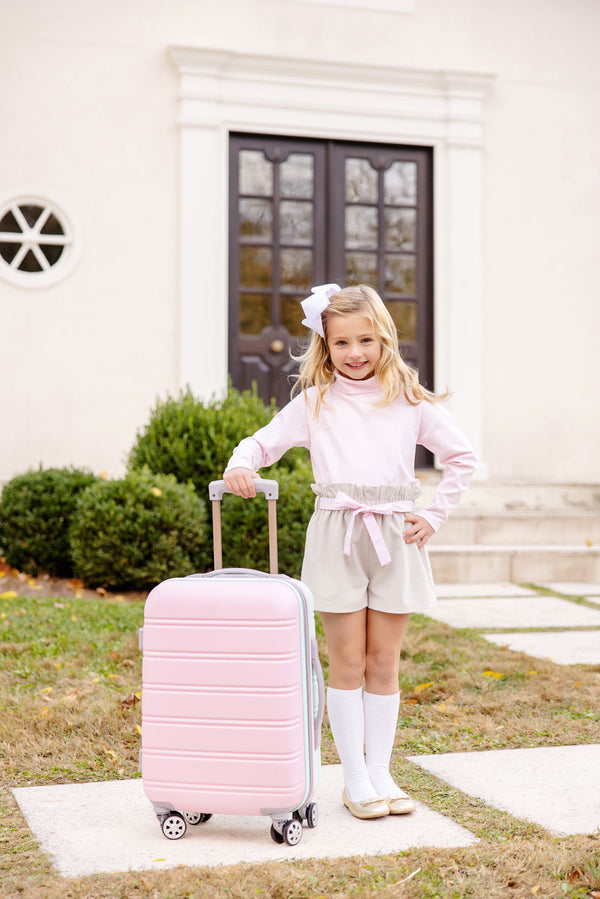 Tatum's Turtleneck & Onesie - Palm Beach Pink