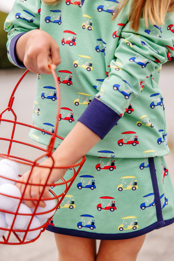 Cassidy Comfy Crewneck - Buggy and Ball with Nantucket Navy