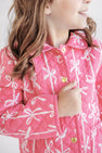 Kendall Quilted Coat - Braselton Bows (Romany Rose) with Romany Rose