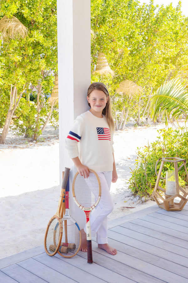 Pep Club Pants (Denim) - Worth Avenue White