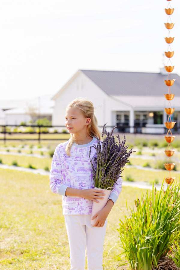 Pep Club Pants (Denim) - Worth Avenue White