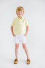 Sheffield Shorts - Worth Avenue White with Multicolor Stork