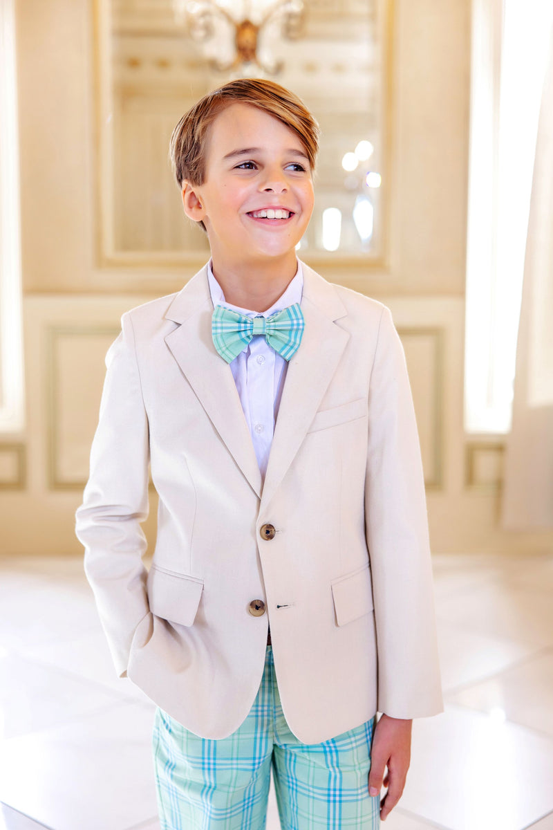 Baylor Bowtie - Pelham Bay Plaid (Green)