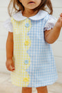 Maude's Peter Pan Collar Shirt & Onesie (Short Sleeve Woven) - Worth Avenue White
