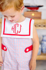 Towne's Top Sail Jon Jon - Lake Powell Plaid with Worth Avenue White