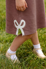Juliet Jumper - Gray Bay Brown with Palmetto Pearl Bows