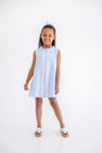 Lizzie's Luxe Leisure Dress - Beale Street Blue with Palm Beach Pink & Worth Avenue White