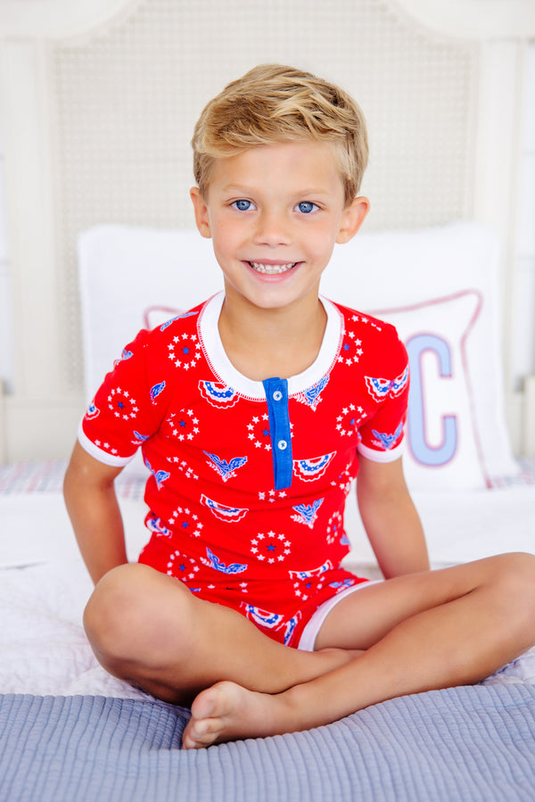 Sutton's Shorts Set - Star Spangled Swag with Rockefeller Royal