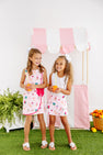 Wilma Faux Wrap Dress - Preppy Little Picnic with Raleigh Raspberry