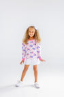 Puff Sleeve Cassidy Comfy Crewneck - In the Dog House with Romany Rose