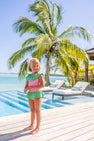 Sandy Swimsuit - Suffolk Seeds with Gibson Island Green