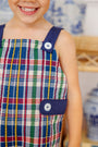 Teddy's Tab Jon Jon - Gramercy Park Plaid Seersucker with Nantucket Navy