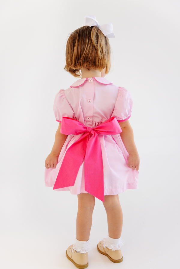 Dollie Mae Dress - Palm Beach Pink & Romany Rose