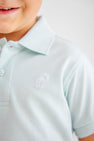 Prim & Proper Polo & Onesie - Old Greenwich Green with Worth Avenue White Stork