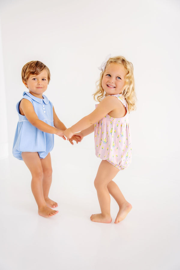 Branham Bubble - Central Park Posies with Worth Avenue White Eyelet