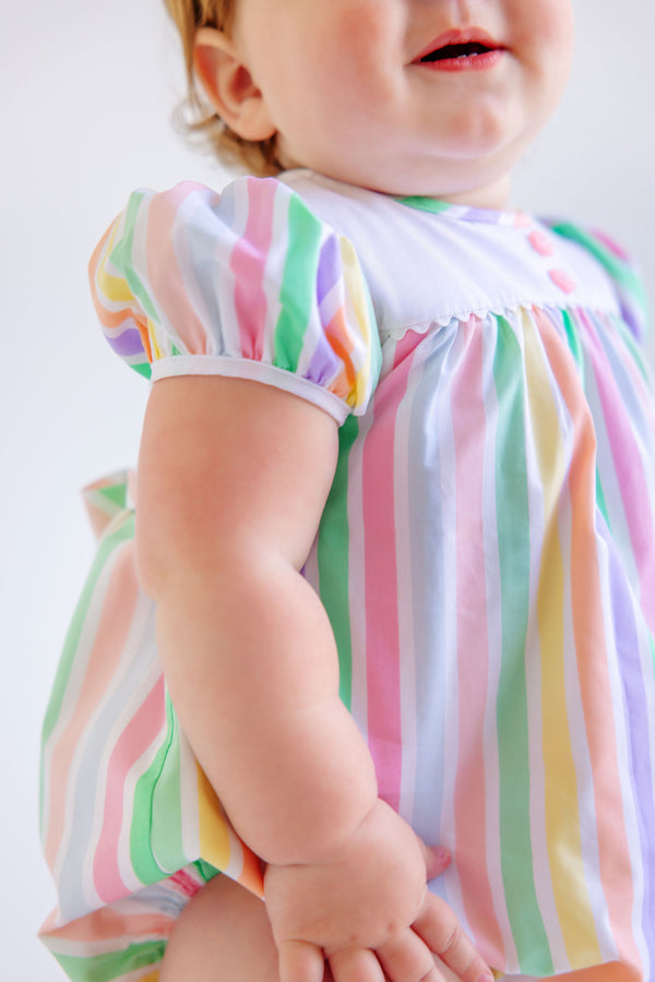 Short Sleeve Brigantine Bubble - Southampton Stripe with Worth Avenue White