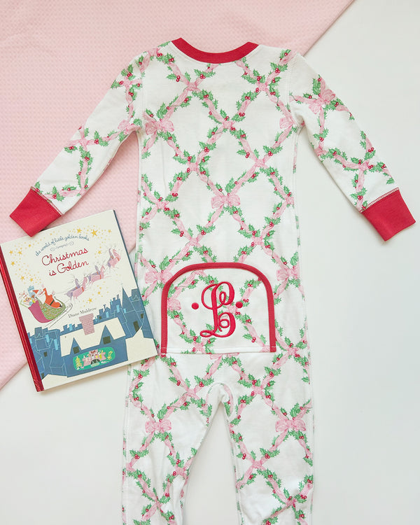 Monogram: Richmond Red, Betsey Font