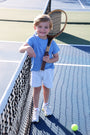 Sullivan Shorts - Grantley Gray with Beale Street Blue