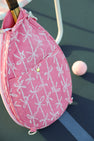 Tennis Racket Cover - Braselton Bows (Romany Rose)