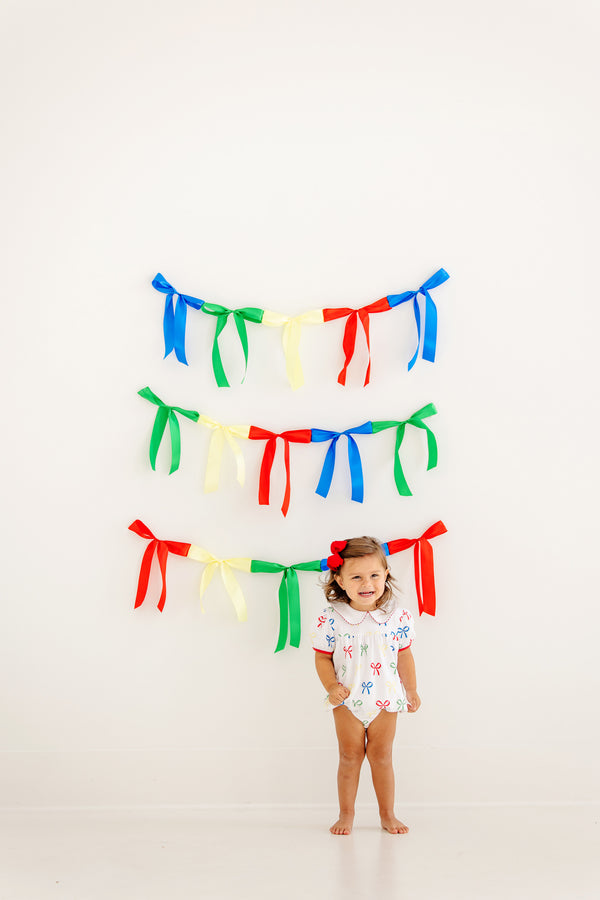 Cindy Lou Bubble - Ribbon Reminder with Worth Avenue White & Richmond Red