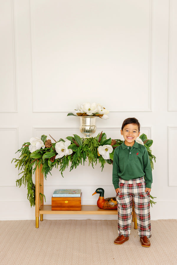 Sheffield Pants (Flannel) - Charlie Place Plaid with Grandison Rd. Gray Stork