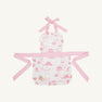 Abigail Apron - York Town Toile with Palm Beach Pink