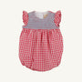 Angel Sleeve Daphne Belle Bubble - Richmond Red Gingham with Belhaven Blue