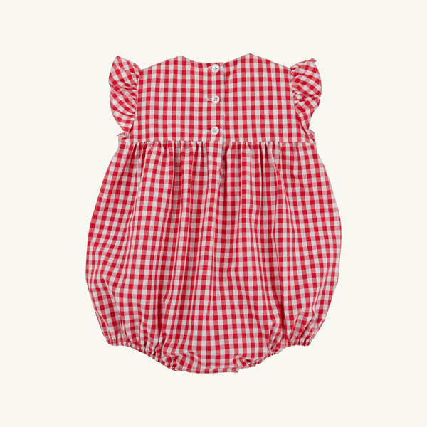 Angel Sleeve Daphne Belle Bubble - Richmond Red Gingham with Belhaven Blue