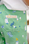 Sullivan Shorts - Clubhouse Couture (Wood Boat Blue) with Wood Boat Blue Stork