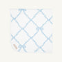 Baby Buggy Blanket - Buckhead Blue Belle Meade Bow with Worth Avenue White
