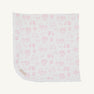 Baby Buggy Blanket - Sir Proper's Sweet Arrival (Hamptons Hot Pink) with Worth Avenue White