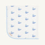 Baby Buggy Blanket - Merrimack Quack Quacks with Buckhead Blue