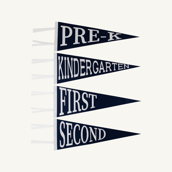 Back to School Pennants - Nantucket Navy