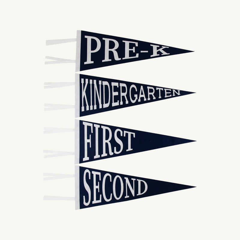 Back to School Pennants - Nantucket Navy