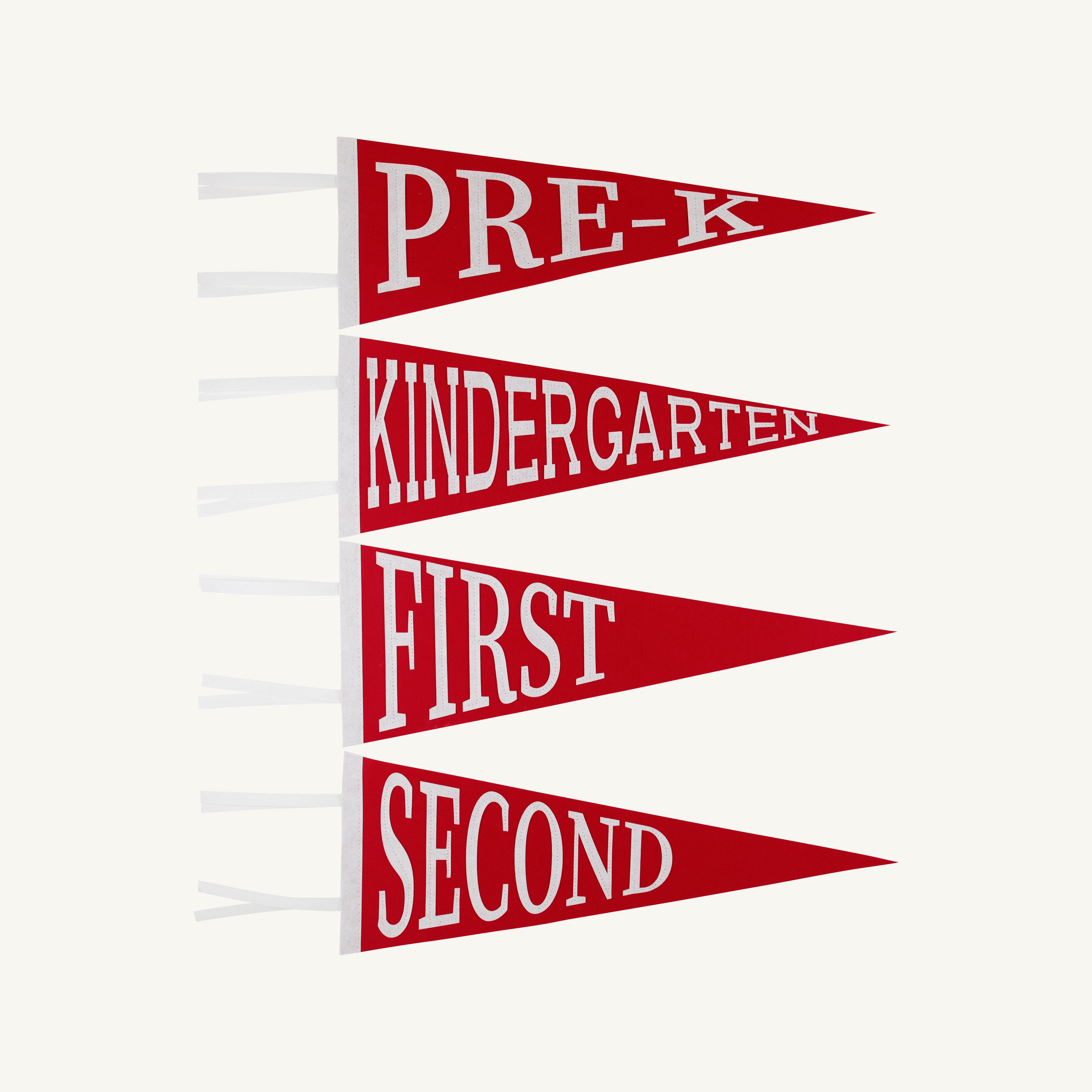 Back to School Pennants - Richmond Red