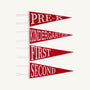 Back to School Pennants - Richmond Red