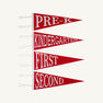 Back to School Pennants - Richmond Red
