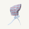 Barringer Bonnet - Pierce Mill Plaid Seersucker with Buckhead Blue