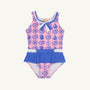 Bridgehampton Bathing Suit - Wilmington Waters with Rockefeller Royal Micro Dot