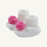 Bryer Booties - Worth Avenue White with Palm Beach Pink & Hamptons Hot Pink