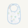 Burp Me Bib - Up Up and Away (Blue) with Buckhead Blue