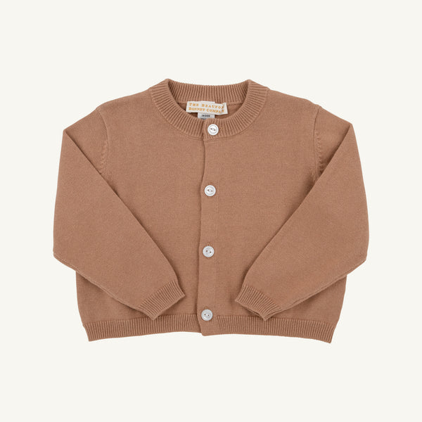 Cambridge Cardigan - Cape Elizabeth Camel with Pearlized Buttons